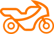 MOTOCICLETE orange