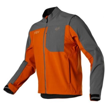 FOX LEGION SOFTSHELL JACKET [BRNT ORG]