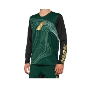 100% R-CORE-X LE Long Sleeve Jersey Forest Green